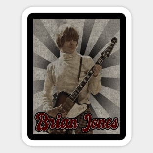 Vintage Classic Brian Jones Sticker